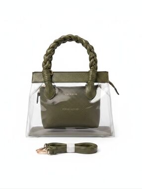 Nwt CATO Transparent Green Handbag